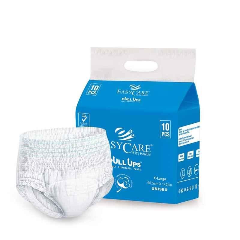 Easycare Xtra Large Disposable Pull Up Adult Diaper Pants, EC1116P (Pack of 10)