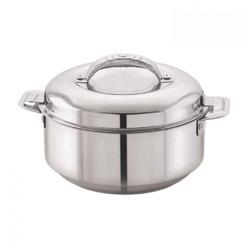 Cello Maxima 3200ml Stainless Steel Silver Casserole, 401CTES0022