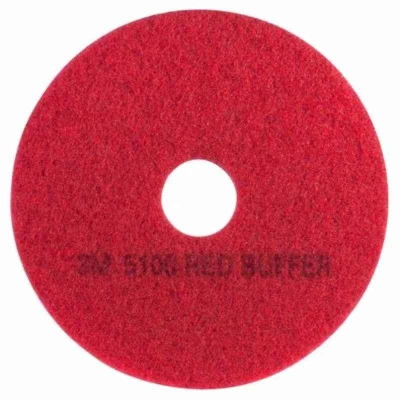 3M 5 Pcs 330mm Red Premium Floor Pad Case