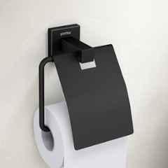 Plantex Stainless Steel Toilet Paper Holder/Roll Holder for Bathroom/Tissue Paper Holder/Bathroom Accessories, Aqua Black
