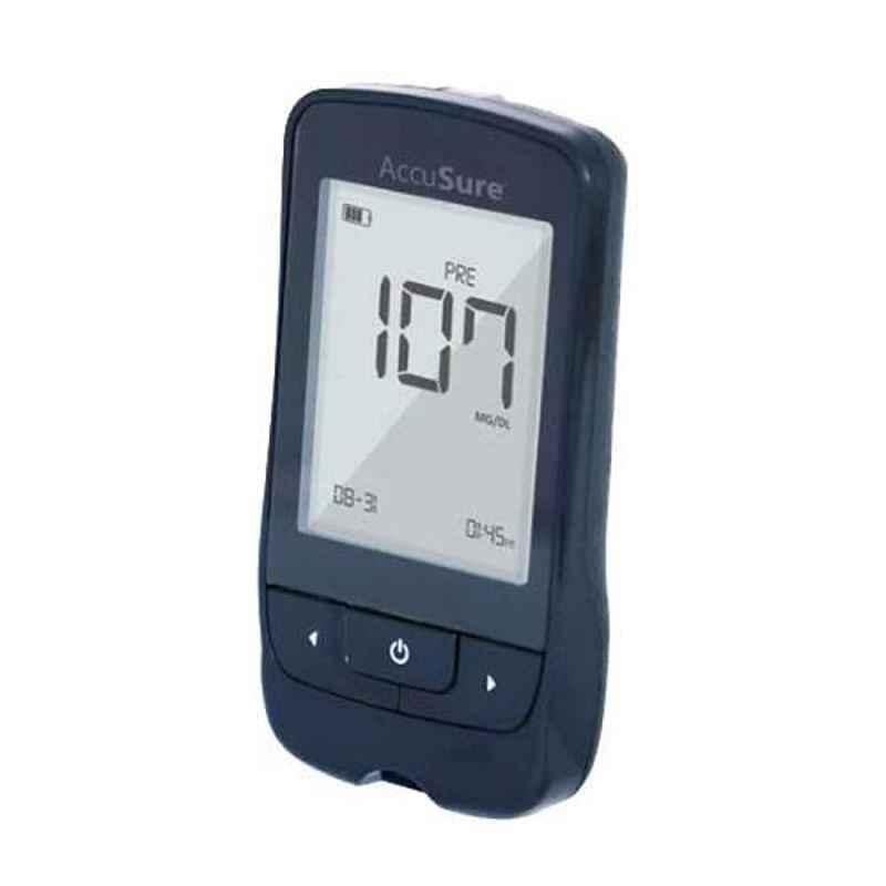 AccuSure Sensor Glucometer with 25 Pcs Test Strips