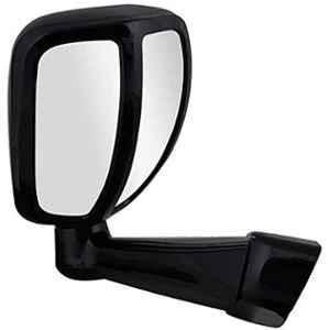 SureStrive ABS Plastic Black Heavy Quality Front Side Fender Angle View Bonnet Blind Mirror for Mahindra Bolero