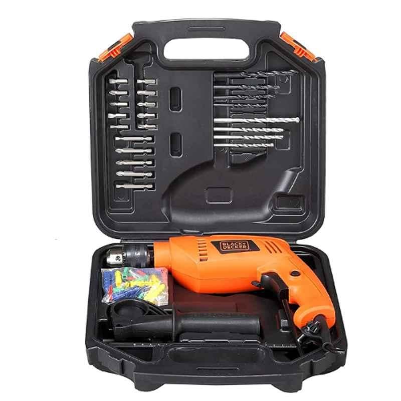 Buy Black Decker 50 Pieces 13mm 550W Impact Drill Kit HD555KA50