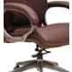 Caddy PU Leatherette Brown Adjustable Office Chair with Back Support, DM 106 (Pack of 2)