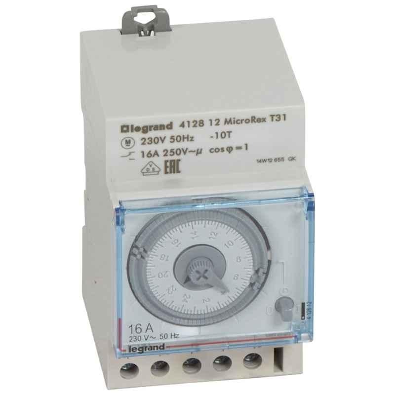 Legrand 16A 230V Horizontal Dial Programmable Time Switch, 412812