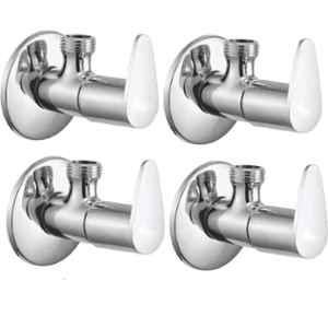 Fastgear Fusion Stainless Steel Angle Wall Valve (Pack of 4) by Moglix