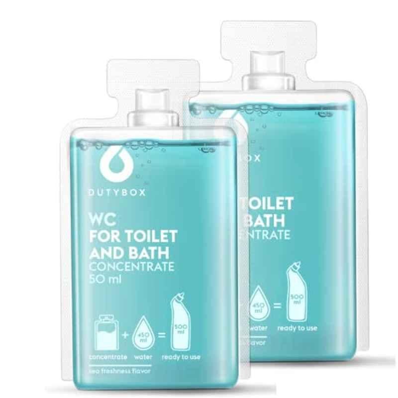 Dutybox WC Series 50ml Toilet & Bath Concentrated Cleaner (Pack of 2)