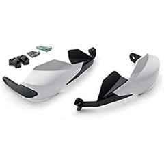 AOW Unbreakable And Flexible Handlebar Hand Guard Universal For All Bikes (White)