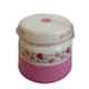 Joyo 3 Pcs 25L Plastic Pink Round Bucket, 1500ml Matching Mug & Small Bathroom Stool Set