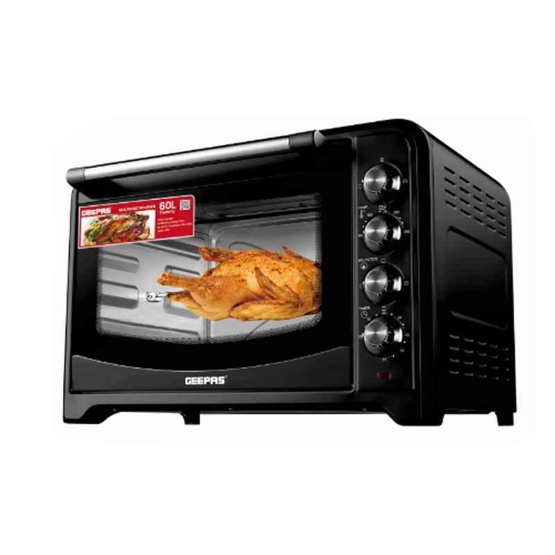 Geepas 2000W 60L Electric Oven with Convection & Rotisserie, GO4401N