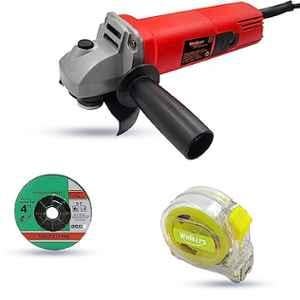 Walkers 800W 4 inch Angle Grinder with Grinding Wheel & Measuring Tape, WKCB460
