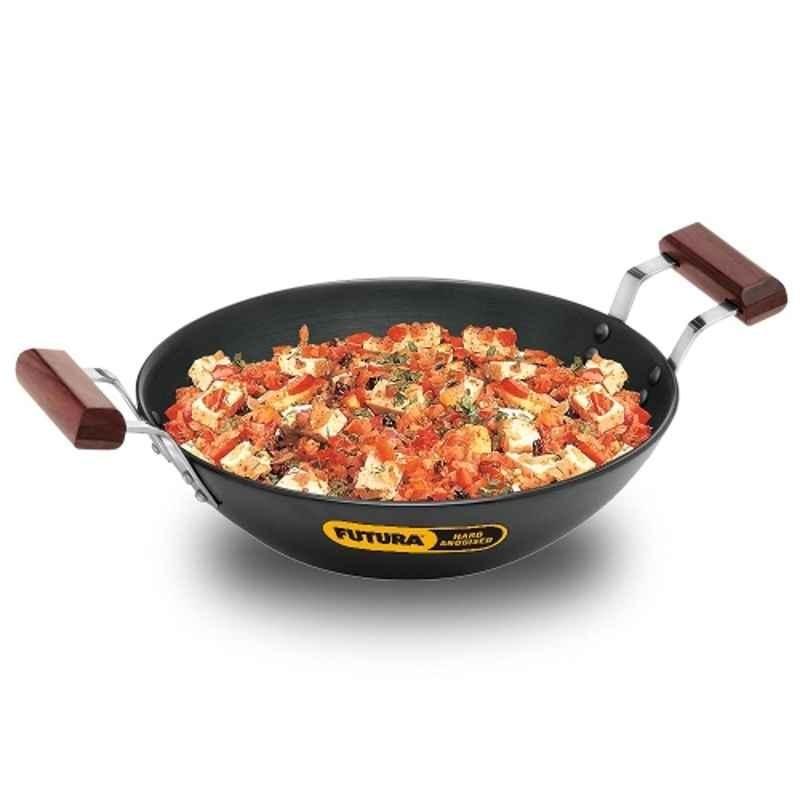 Hawkins Futura 2.5 Litre 26cm Hard Anodized Induction Friendly Flat Bottom Deep Fry Pan, IAD 25 (Pack of 5)
