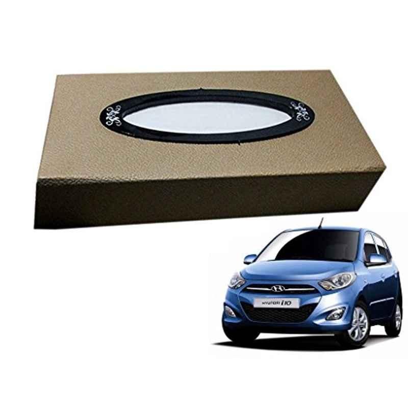 Kozdiko 200 Sheets 100 Pulls Beige Tissue Paper Box for Hyundai i10, koz_29841