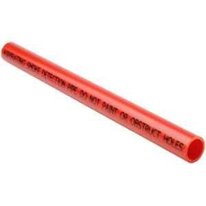 Vesda 25mm 3m ABS Red Smoke Detector Pipe, PIP001 (Pack of 20)