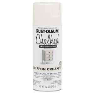 Rust-Oleum 340g Chiffon Cream Chalked Ultra Matte Spray Paint, 302596