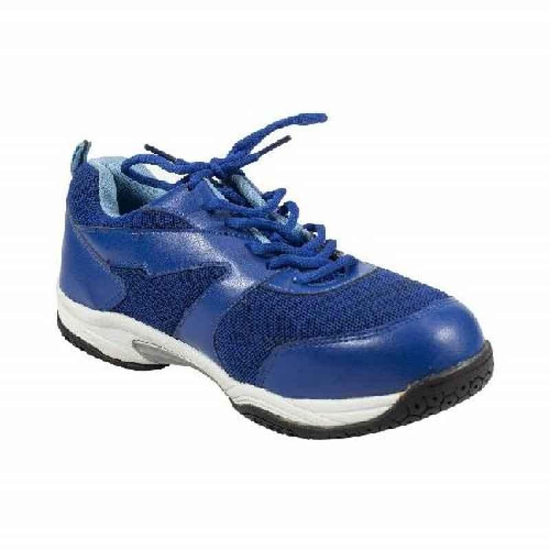 Honeywell HSP500XC PU Micro & Mesh Fabric Steel Toe Blue Sport Work Safety Shoes, Size: 11