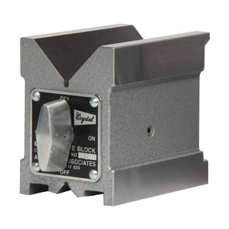 Crystal 40x50x40mm 2 inch Magnetic Iron V Block, 1803HS