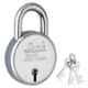 Link 57mm Steel BCP Finish Padlock with 3 Keys, Round 57