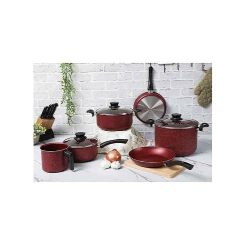 Tramontina 9Pcs Paris Aluminium Cookware Set, 20599998