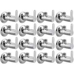 Senkiddpro Marc Stainless Steel Chrome Finish Wall Mounted Angle Cock (Pack of 16)