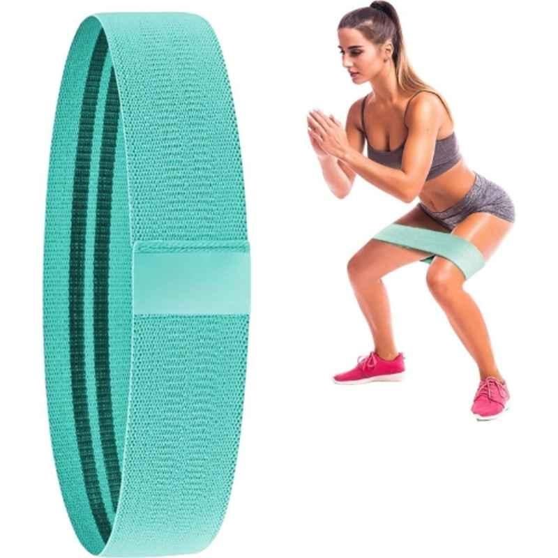 Shopeleven Elastic Green Resistant Band for Legs & Butt Workout