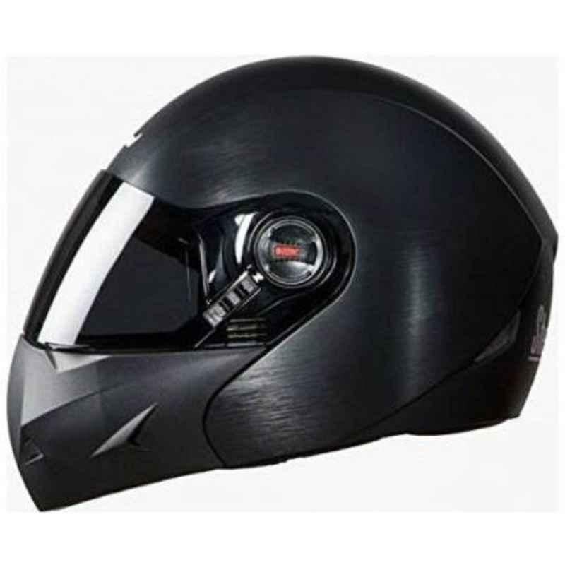 Steelbird Award Dashing Motorbike Black Flip-Up Helmet, Size (Large, 580 mm)