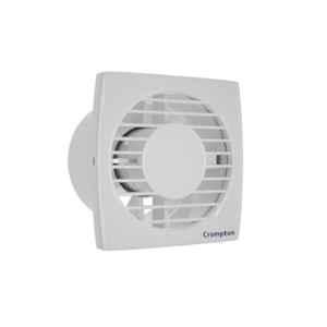 Crompton Axial Air 4 inch 12W 2400rpm White Exhaust Fan, Sweep: 100 mm