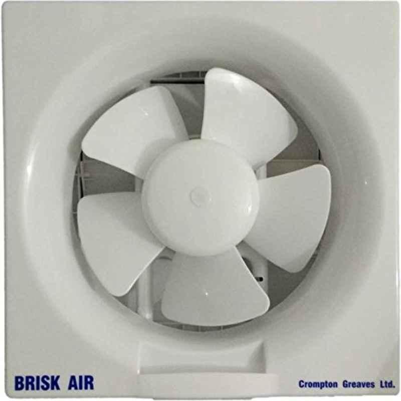 Crompton 1300rpm Ivory Brisk Air Ventilation Fan, Sweep: 200 mm