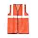Workstar 70 GSM Polyester Fluorescent Orange Front Opening Reflective Safety Jacket with 2 inch Reflective Tape