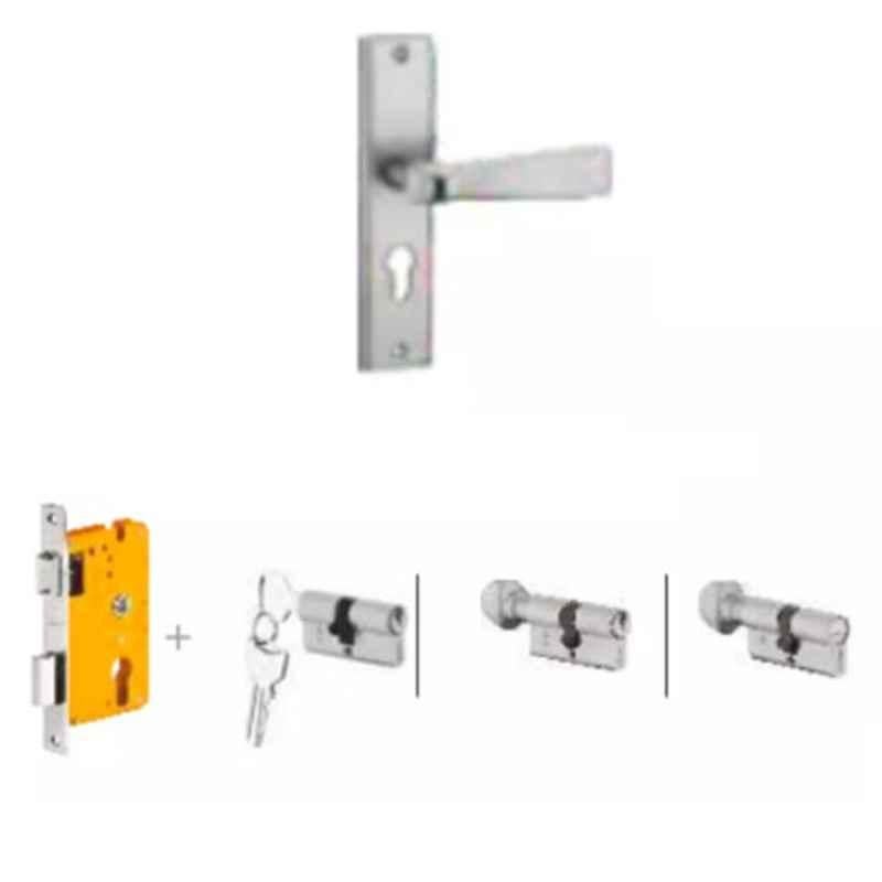 Dorset Stella HL ST 8 inch Zinc SC Finish Lock Set with Both 70mm Side Key Cylinder