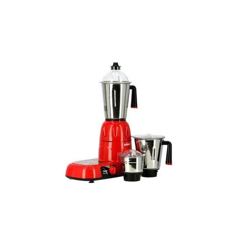 Geepas 750W Plastic White & Red Mixer Grinder, GSB5081