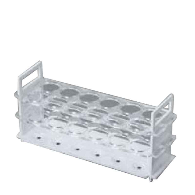 Rasayan 16 mm Aluminum Sheet Double Tier Test Tube Rack with 6 Slots (Pack of 5)