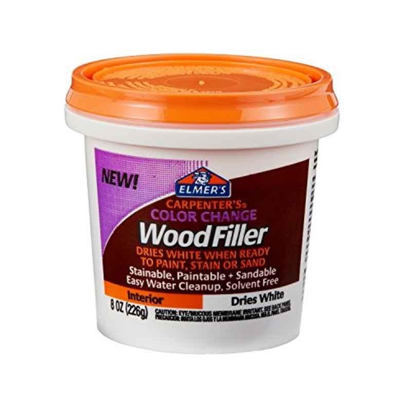 Elmers 8oz White Carpenter's Colour Change Wood Filler, E916