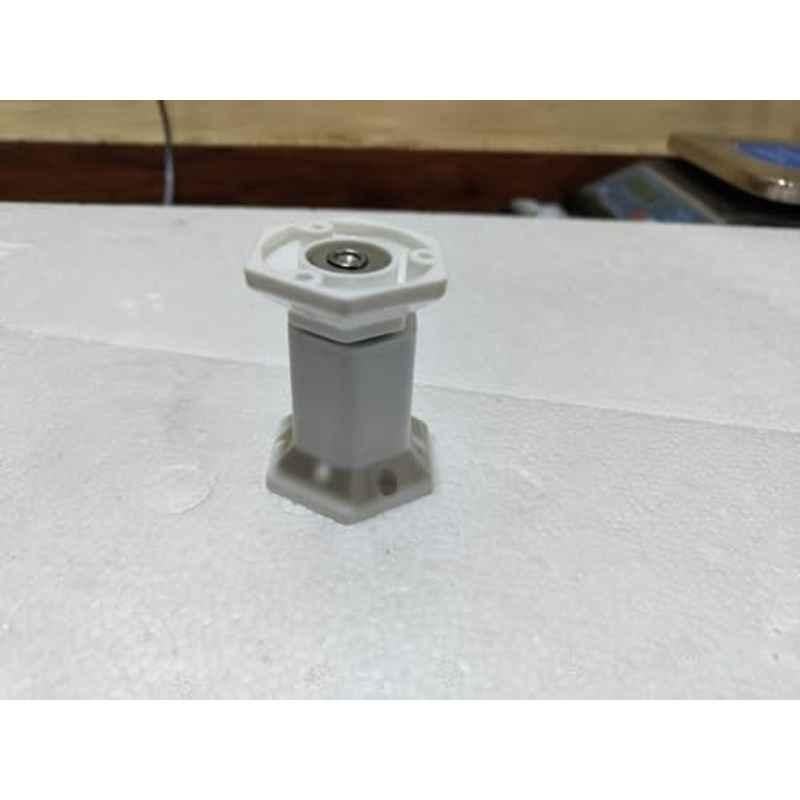 Plantex Zinc White Wall Mounted Door Stopper for Home, DTK-251