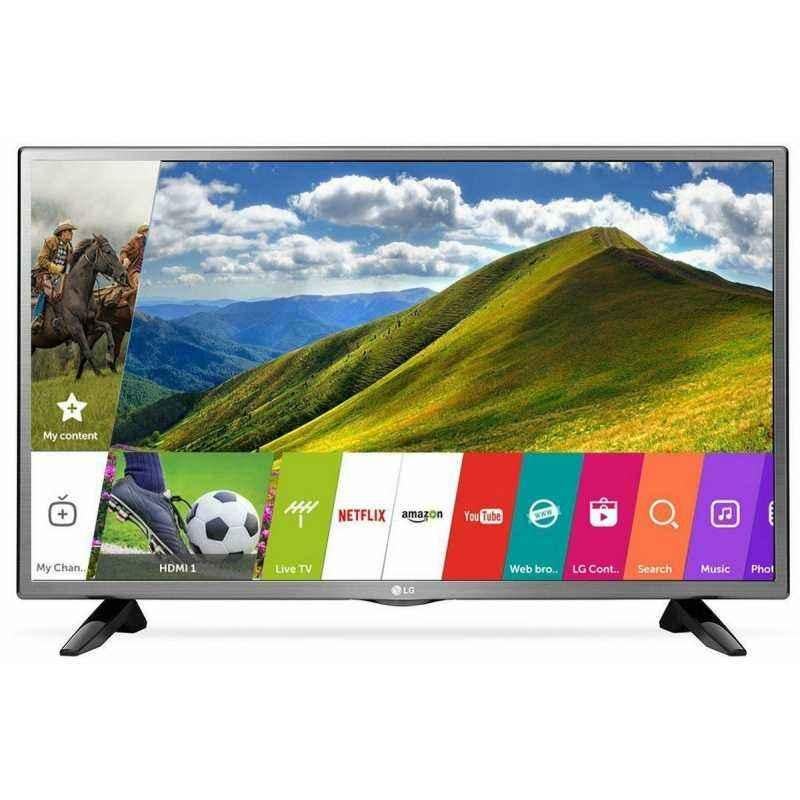 LG 32 inch HD Ready Silver Colour Smart LED TV, 32LJ573