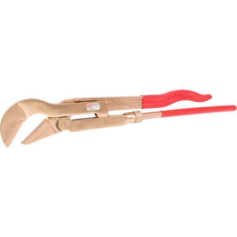 KS Tools Beryllium Plus 1.1/2 inch 300mm Copper Beryllium Swedish Pipe Wrench, 962.4006