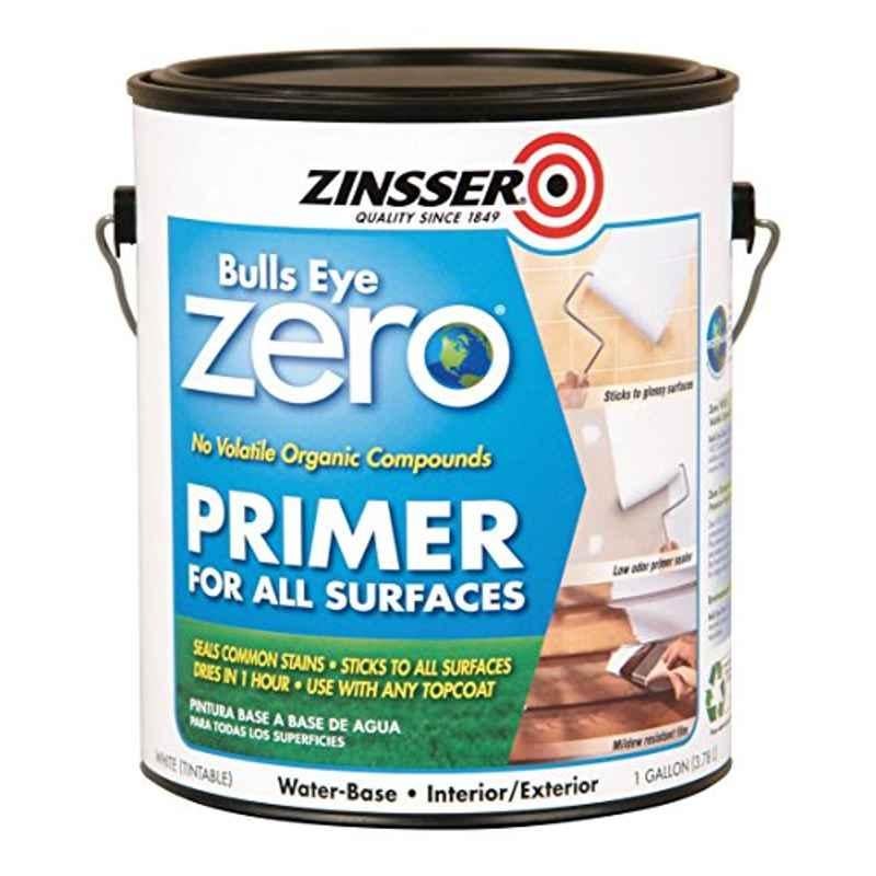 Rust-Oleum Zinsser 1 Gal White 249020 Bulls Eye Zero Satin Primer