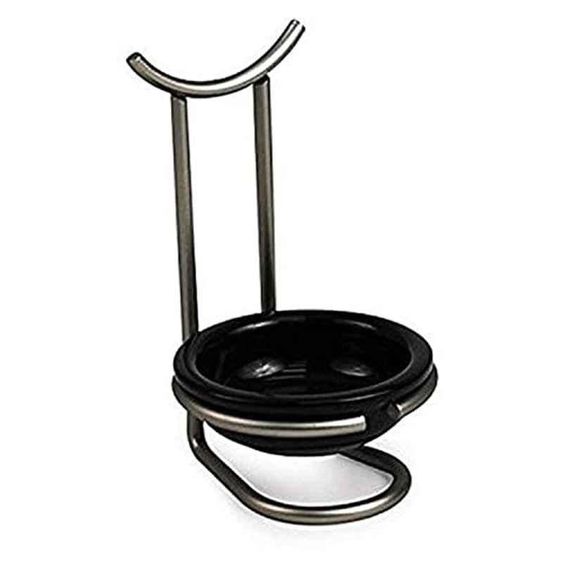 Spectrum Diversified Euro Stainless Steel Silver Spoon Rest with Ceramic Dish