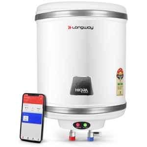 Longway Hydra Smart 2000W 15 Litre 5 Star Silver Storage Water Heater with App Based Multi-Functioning & Anti-Rust Coating, DSQW-78688349