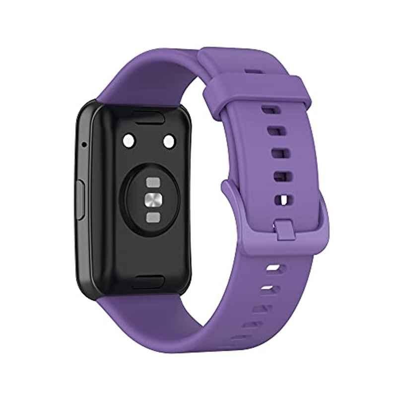 Rubik Silicone Purple Watch Band