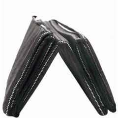 QUIT-X 18mm Black Folding Cheerleading Tumbling Exercise Yoga Mat with Carrying Case