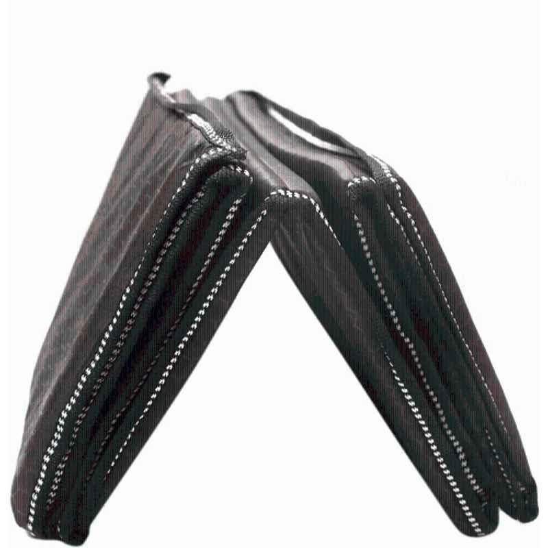 QUIT-X 18mm Black Folding Cheerleading Tumbling Exercise Yoga Mat with Carrying Case
