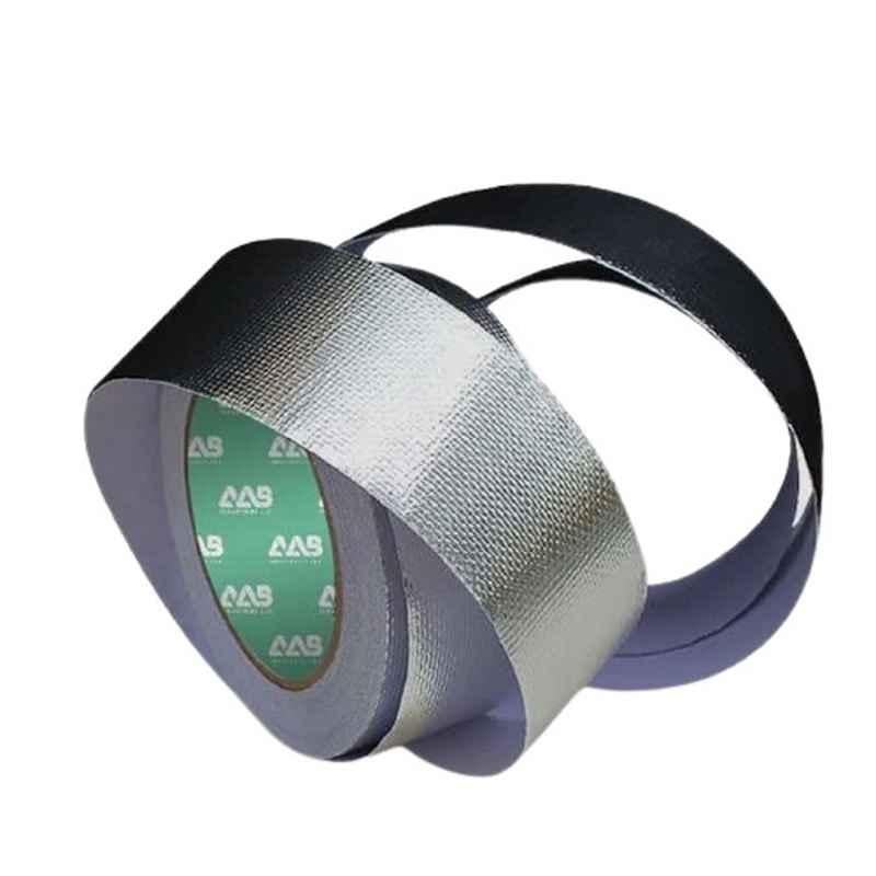 Apac Aluminium Glass Tape, 48 mmx25 Yards, Silver, 12 Rolls/Pack