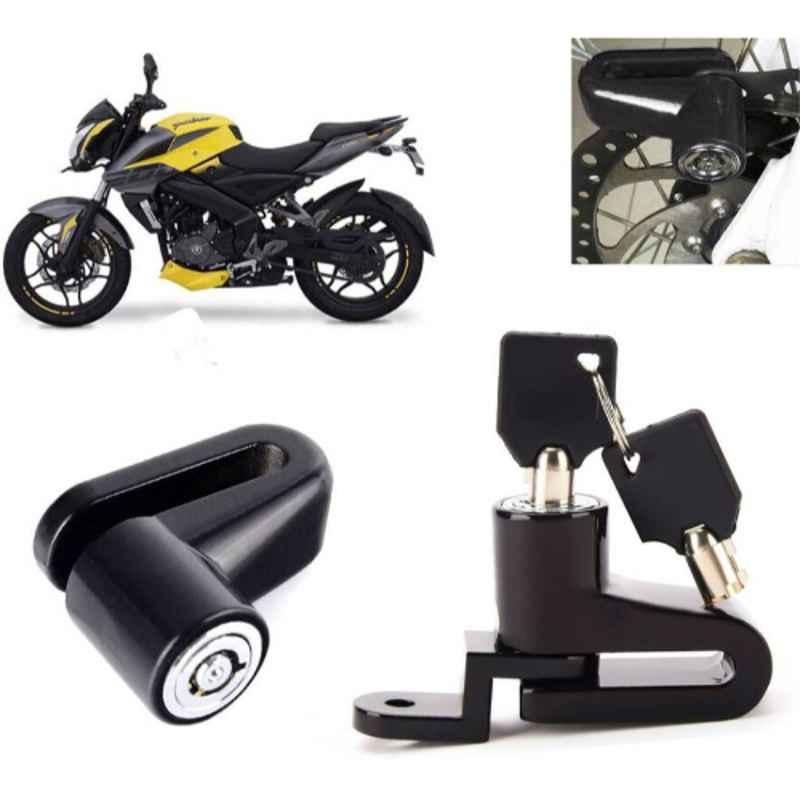 Auto Pearl Steel Black Disc Brake Lock, Lock_094
