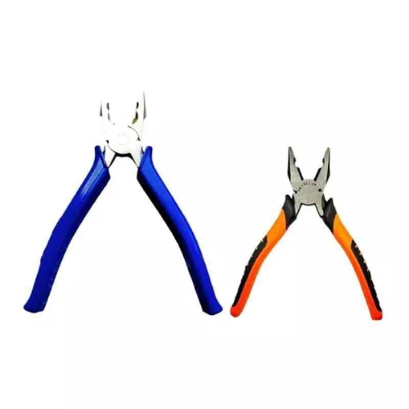 Sky Blue 2 Pcs 7.8 inch Lineman Plier Combo, SBE_PLIER_COMBOS_COMBO_172