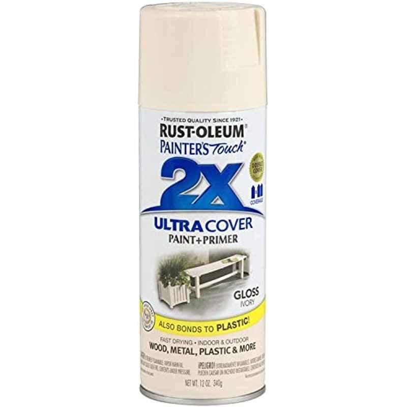 Rust-Oleum 12 Oz Painter Touch 2X Ultra Cover Enamel Ivory Sprays
