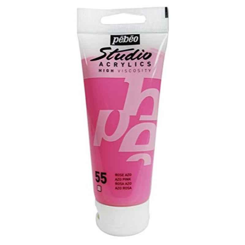 Pebeo 100ml Acrylic Azo Pink Satin Paint