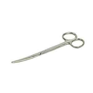 Forgesy 18cm Stainless Steel Silver Curved Metzenbaum Scissor