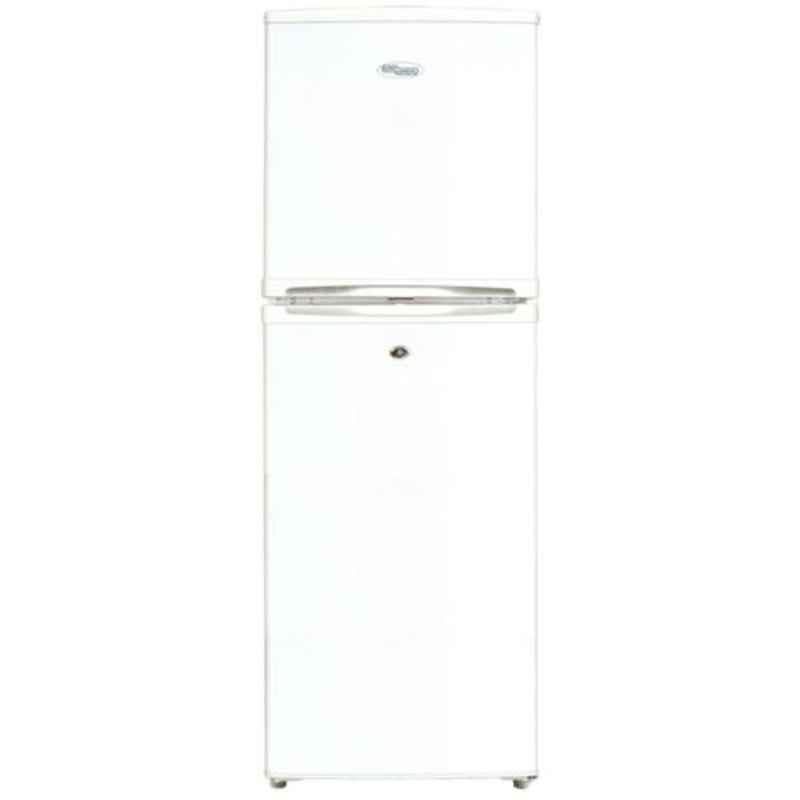 Super General 190L White Double Door Refrigerator, SGR198H