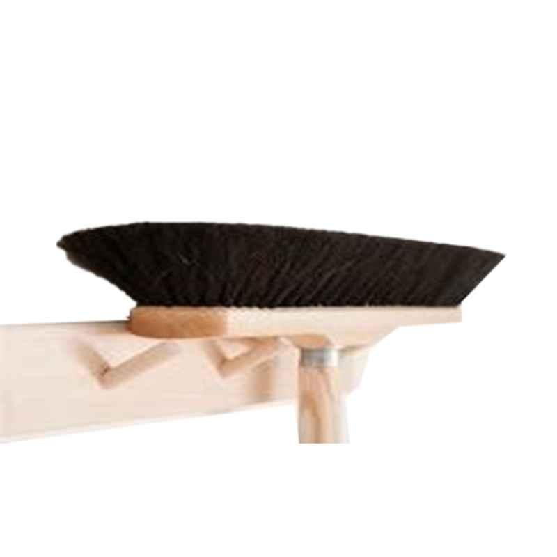 16 inch Wooden Block Soft Broom with Black Bristle, 15175912